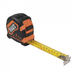 Flexómetro Surtek 9375, 7.5 Metros, 2.5cm, Negro/Naranja 