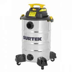Surtek Aspiradora AS612B, 4100W, 12 Litros, Gris 