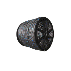 Surtek Cuerda de Polipropileno Reciclado CUEP4, 4mm, 990 Metros, Gris/Azul 