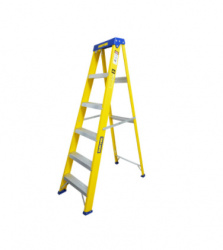 Escalera de Tijera Surtek ETFV25, 2 Metros, 5 Peldaños, hasta 102Kg 