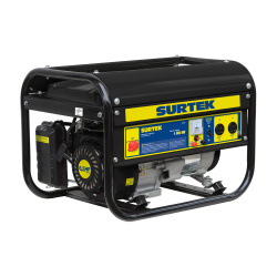 Surtek Generador de Gasolina GG518, 1800W, 120V, 13 Litros, Negro 