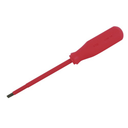 Surtek Desarmador 9715, Punta Plana, 7/32 x 5”, Rojo 