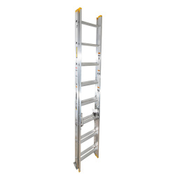 Escalera Extensible Surtek EE16, Aluminio, máx. 4.88 Metros, 16 Peldaños, hasta 90kg 