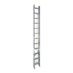 Escalera Extensible Surtek EE28, Aluminio, máx. 8 Metros, 28 Peldaños, hasta 90kg 