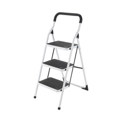 Escalera Plegable Surtek SYS-ETT-3, Acero, 1.13 Metros, 3 Peldaños, hasta 160Kg 
