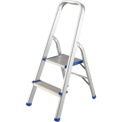 Escalera Plegable Surtek ETTA2, Aluminio, 95.5cm, 2 Peldaños, hasta 150Kg 