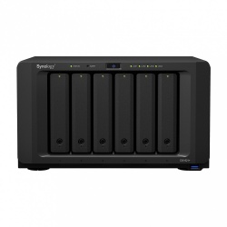 Synology DiskStation DS1621+ NAS de 6 Bahías, max. 108TB, AMD Ryzen V1500B 2.20GHz, 3x USB 3.0, Negro ― no Incluye Discos 