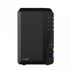 Synology Servidor NAS DS218+ de 2 Bahías, Intel Celeron J3355 2GHz, 2GB DDR3L ― no incluye Discos 