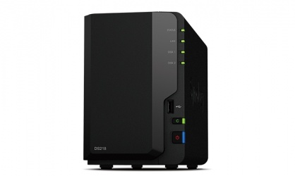 Synology Servidor NAS DS218 de 2 Bahías, Realtek RTD1296 1.40GHz, 2GB DDR4 ― no incluye Discos 
