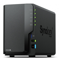 Synology DiskStation DS225+ NAS, 2 Bahías Intel Celeron J4125, 2GB RAM, SATA, máx 108TB ― No Incluye Disco 