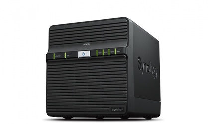 Synology Servidor NAS S418J de 4 Bahías, Realtek RTD1293 1.40GHz, 1GB DDR4, 2x USB 3.0 ― no incluye Discos 