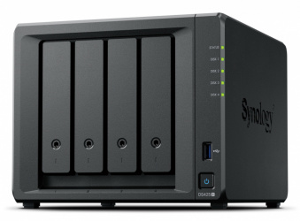 Synology DS425+ NAS, 4 Bahías Intel Celeron J4125, 2GB RAM, M.2, SATA III, máx 80TB ― No Incluye Disco 