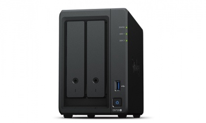 Synology DiskStation NAS de 2 Bahías, máx. 32TB, Intel Celeron J4125 2GHz, USB 3.0, Negro ― no Incluye Discos 
