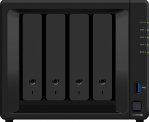 Synology Servidor NAS DS918+, Intel Celeron J3455 1.50GHz, 4GB DDR3L, 2x USB 3.0 ― no incluye Discos 