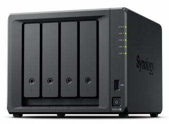 Synology DiskStation DS925+ NAS, 9 Bahías AMD Ryzen Embedded V1500B, 4GB RAM, M.2, SATA, máx 180TB ― No Incluye Disco 