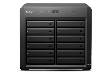 Synology DX1215 Unidad de Expansión de 12 Bahías, máx. 192TB, SATA, Negro ― no Incluye Discos 