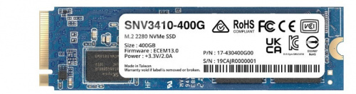 SSD para Servidor NAS Synology SNV3410, 400GB, NVMe PCI Express 3.0, M.2, Compatible con Synology 