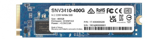 SSD para Servidor Synology SNV3410-400G, 400GB, NVMe PCI Express 3.0, M.2 
