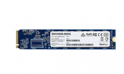 SSD para Servidor NAS Synology SNV3500, 800GB, NVMe PCI Express 3.0, M.2 