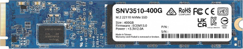 SSD para Servidor NAS Synology SNV3510, 400GB, NVMe PCI Express 3.0, M.2, Compatible con Synology 