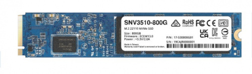 SSD para Servidor NAS Synology SNV3510, 800GB, NVMe PCI Express 3.0, M.2 