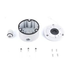 Syscom Caja de Conexiones para Cámaras Tipo Caja o Domo, hasta 4.5Kg, Blanco 