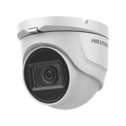 Hikvision Cámara CCTV Domo Turbo HD IR para Exteriores DS-2CE76U0T-ITMF, 3840 x 2160 Pixeles, Día/Noche 