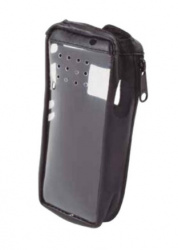 Syscom Funda Reforzada de Piel FSMIC-F3161, Negro, para ICOM 