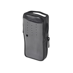 Syscom Funda Reforzada de Piel FSMTK-2000V2, Negro, para TK-2000KV2/TK-3000KV2 