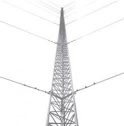 Syscom Kit de Torre Arriostrada KTZ-30E-030P, 30 Metros, hasta 200kg, 1 Pieza, Incluye Copete de Torre, Brida, Base, Anclas y Accesorios 