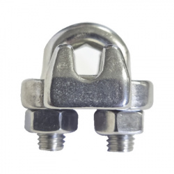 Syscom Abrazadera de Acero Forjado, para Cable de 3/8
