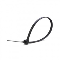 Syscom Cincho de Nylon ZT-5X180, 4.8mm x 200mm, Negro, 100 Piezas 