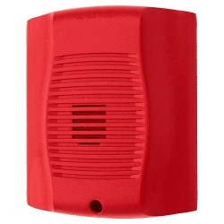 System Sensor Sirena, Montaje en Pared/Techo, 24V, 110dB, Rojo 