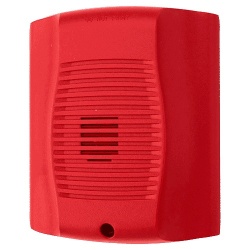 System Sensor Sirena, Montaje en Pared/Techo, 24V, 110dB, Rojo 