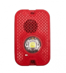 System Sensor Sirena con Estrobo P2GRKLED, para Exterior, Alámbrico, 88dB 