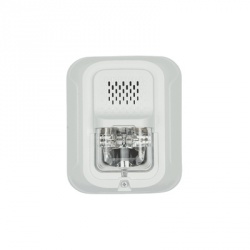 System Sensor Sirena con Luz Estroboscópica P2W-LP, Alámbrico, Blanco 