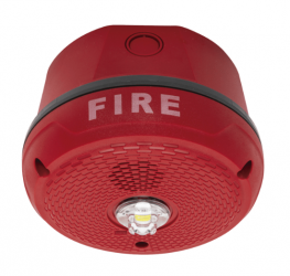 System Sensor Sirena con Estrobo PC2RKLED, para Interior/Exterior, Alámbrico, 88dB 