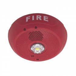 System Sensor Sirena con Estrobo PC2RLED, para Interior, Alámbrico, 88dB 