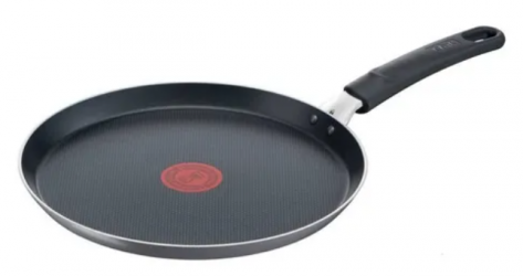 T-Fal Sartén para Crepas, 25cm, Antiadherente, Gris 