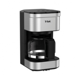 T-Fal Cafetera Elegance CM223, 7 Tazas, Acero Inoxidable 