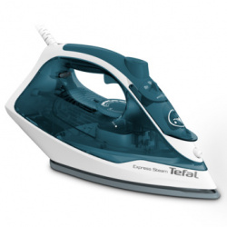 T-Fal Plancha Cerilium, 1600W, 300ml, Azul/Blanco 
