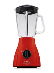 T-Fal Licuadora LN2785X0, 1.2 Litros, 550W, 2 Velocidades, Rojo 