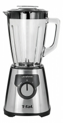 T-Fal Licuadora LN322DMX, 2 Litros, 550W, 2 Velocidades, Plata 