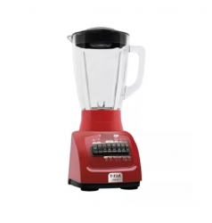 T-Fal Licuadora LN8205MX, 1.2 Litros, 550W, 10 Velocidades, Rojo  
