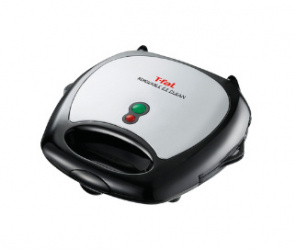 T-Fal Sandwichera SW610052, 2 Bocadillos, Negro 