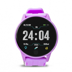 T2GO Smartwatch Hyper, Touch, Bluetooth, Android/iOS, Morado 