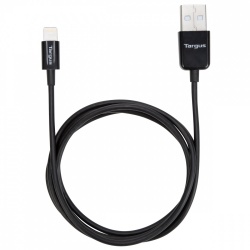 Targus Cable Lightning Macho - USB A Macho, 1 Metro, Negro 