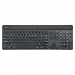 Teclado Targus Energy Harvesting EcoSmart, Inalámbrico, Bluetooth, USB-C, Negro (Español) 