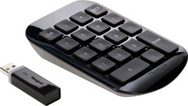 Targus Teclado Numérico AKP11US, RF Inalámbrico, Negro 
