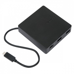 Targus Hub USB 3.1 Macho - 2x USB 3.2/1x HDMI/1x VGA/1x RJ-45 Hembra, Negro 
